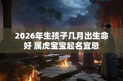 2026年生孩子几月出生命好 属虎宝宝起名宜忌