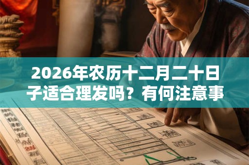 2026年农历十二月二十日子适合理发吗？有何注意事项？