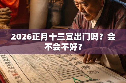 2026正月十三宜出门吗？会不会不好？