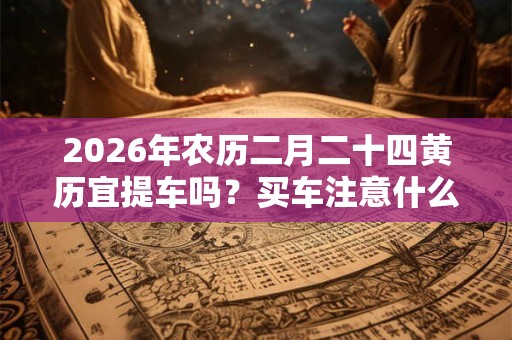 2026年农历二月二十四黄历宜提车吗？买车注意什么事情？