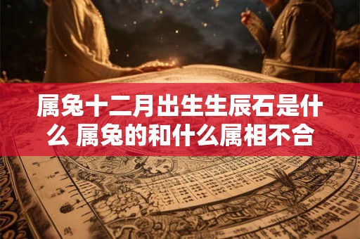属兔十二月出生生辰石是什么 属兔的和什么属相不合