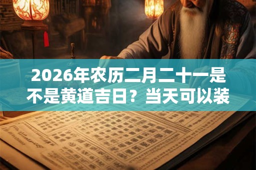 2026年农历二月二十一是不是黄道吉日？当天可以装修动土？