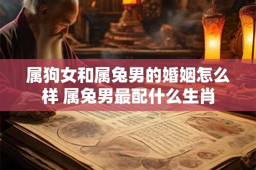 属狗女和属兔男的婚姻怎么样 属兔男最配什么生肖