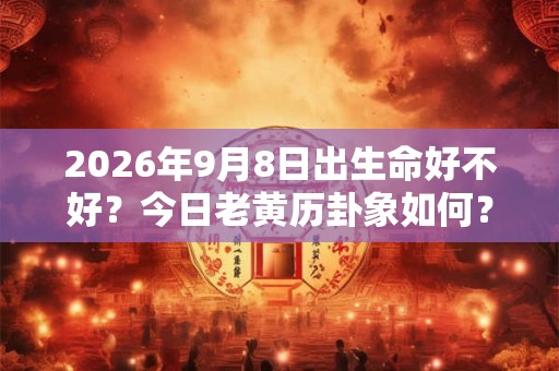 2026年9月8日出生命好不好？今日老黄历卦象如何？
