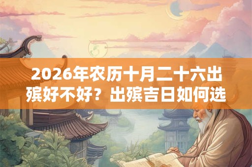 2026年农历十月二十六出殡好不好？出殡吉日如何选择？
