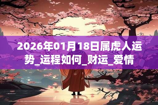 2026年01月18日属虎人运势_运程如何_财运_爱情