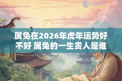 属兔在2026年虎年运势好不好 属兔的一生贵人是谁