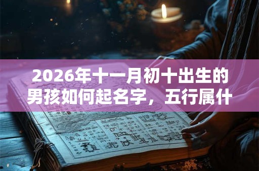 2026年十一月初十出生的男孩如何起名字，五行属什么