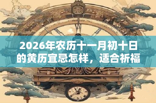 2026年农历十一月初十日的黄历宜忌怎样，适合祈福吗？