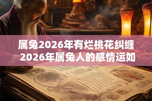 属兔2026年有烂桃花纠缠 2026年属兔人的感情运如何