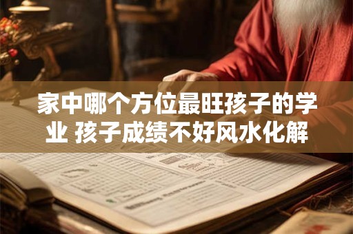 家中哪个方位最旺孩子的学业 孩子成绩不好风水化解