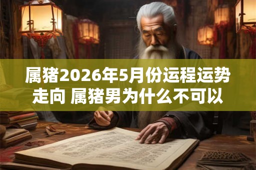 属猪2026年5月份运程运势走向 属猪男为什么不可以带蛇