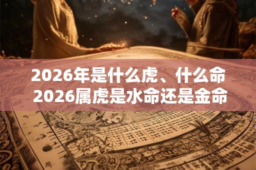 2026年是什么虎、什么命 2026属虎是水命还是金命 2026年是什么虎、什么命 2026属虎是水命还是金命