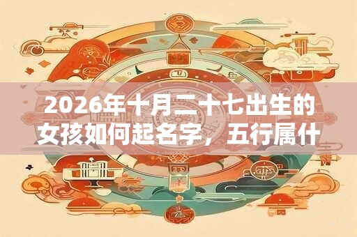 2026年十月二十七出生的女孩如何起名字，五行属什么