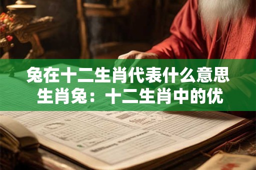 兔在十二生肖代表什么意思 生肖兔：十二生肖中的优雅与和谐