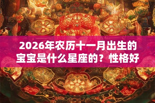 2026年农历十一月出生的宝宝是什么星座的？性格好不好？