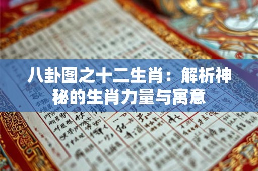 八卦图之十二生肖：解析神秘的生肖力量与寓意