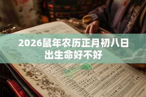 2026鼠年农历正月初八日出生命好不好