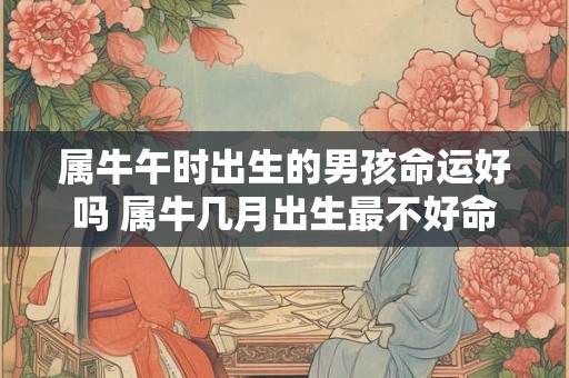 属牛午时出生的男孩命运好吗 属牛几月出生最不好命