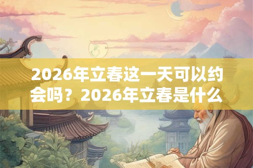2026年立春这一天可以约会吗？2026年立春是什么日子？