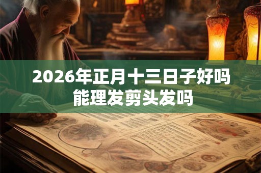 2026年正月十三日子好吗 能理发剪头发吗