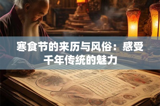 寒食节的来历与风俗：感受千年传统的魅力