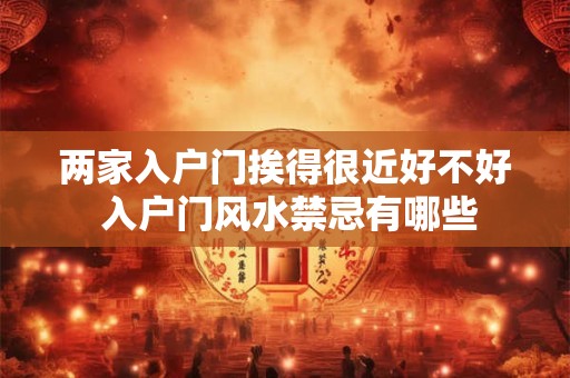 两家入户门挨得很近好不好 入户门风水禁忌有哪些