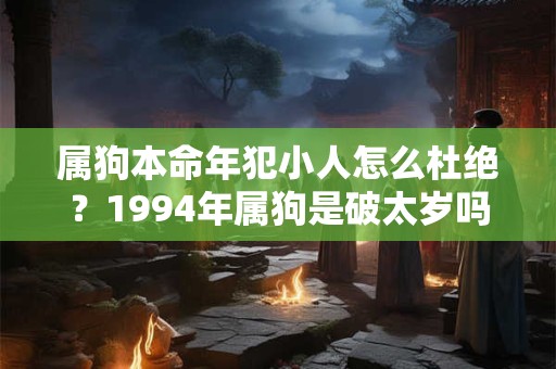 属狗本命年犯小人怎么杜绝？1994年属狗是破太岁吗？