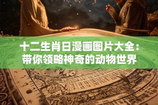 十二生肖日漫画图片大全：带你领略神奇的动物世界