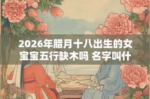 2026年腊月十八出生的女宝宝五行缺木吗 名字叫什么有内涵