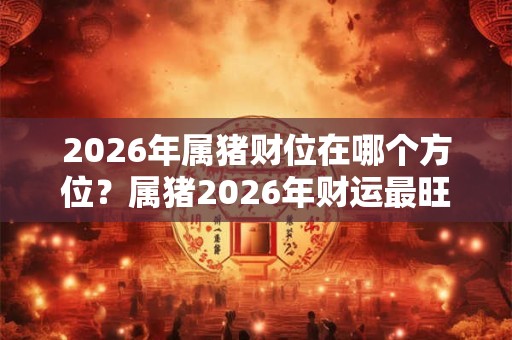 2026年属猪财位在哪个方位？属猪2026年财运最旺的月份