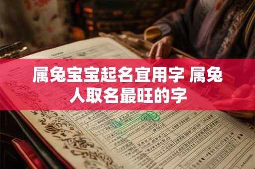 属兔宝宝起名宜用字 属兔人取名最旺的字