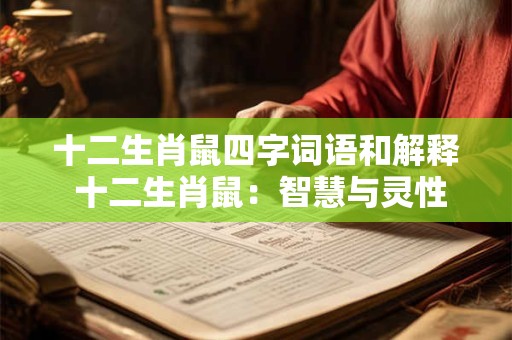 十二生肖鼠四字词语和解释 十二生肖鼠：智慧与灵性的象征