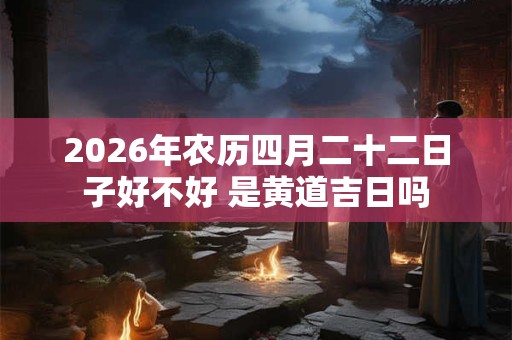 2026年农历四月二十二日子好不好 是黄道吉日吗