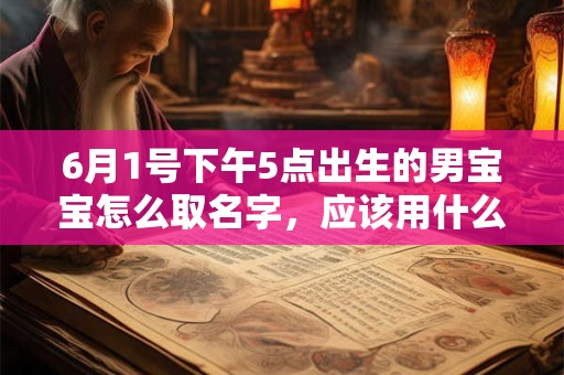 6月1号下午5点出生的男宝宝怎么取名字，应该用什么字好