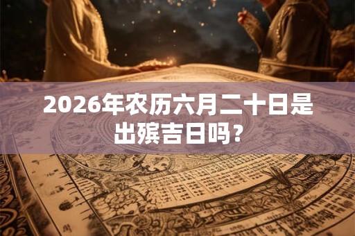 2026年农历六月二十日是出殡吉日吗？