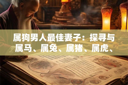 属狗男人最佳妻子：探寻与属马、属兔、属猪、属虎、属鼠女性的完美匹配