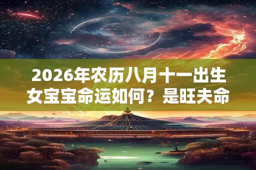 2026年农历八月十一出生女宝宝命运如何？是旺夫命吗？