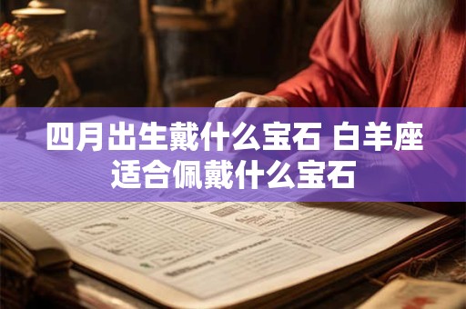 四月出生戴什么宝石 白羊座适合佩戴什么宝石