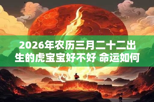 2026年农历三月二十二出生的虎宝宝好不好 命运如何