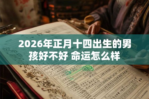 2026年正月十四出生的男孩好不好 命运怎么样