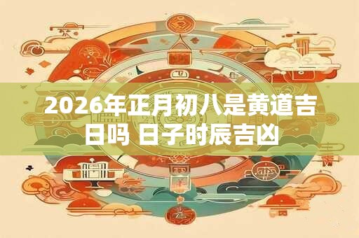 2026年正月初八是黄道吉日吗 日子时辰吉凶