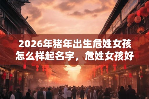 2026年猪年出生危姓女孩怎么样起名字，危姓女孩好名推荐