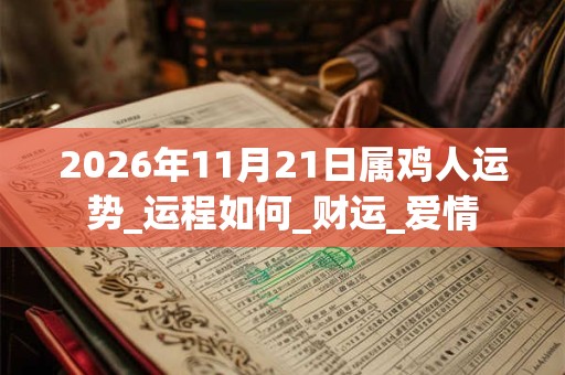 2026年11月21日属鸡人运势_运程如何_财运_爱情