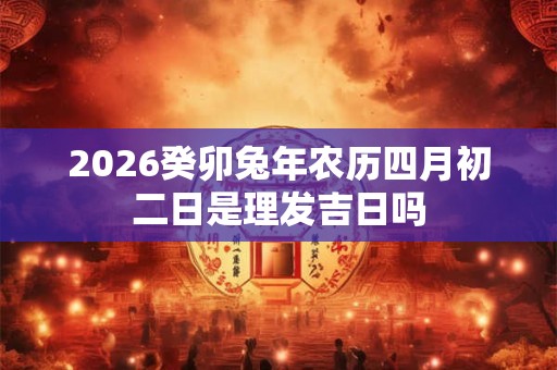 2026癸卯兔年农历四月初二日是理发吉日吗