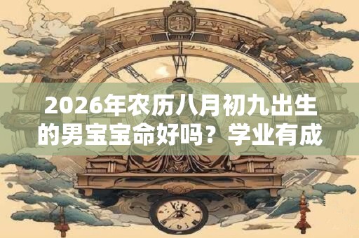 2026年农历八月初九出生的男宝宝命好吗？学业有成吗？