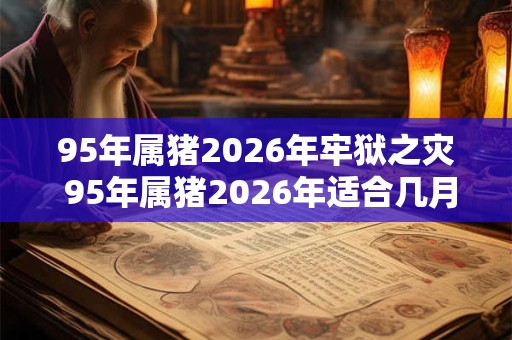 95年属猪2026年牢狱之灾 95年属猪2026年适合几月结婚