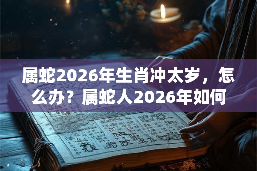属蛇2026年生肖冲太岁，怎么办？属蛇人2026年如何改运？