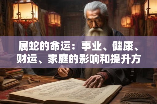 属蛇的命运：事业、健康、财运、家庭的影响和提升方法