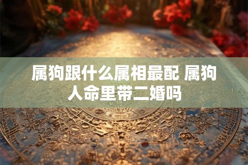 属狗跟什么属相最配 属狗人命里带二婚吗 属狗跟什么属相最配 属狗人命里带二婚吗